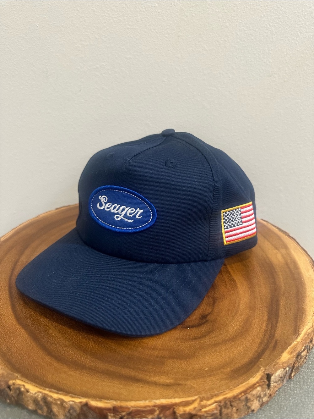 Seager Hat with American Flag Patch